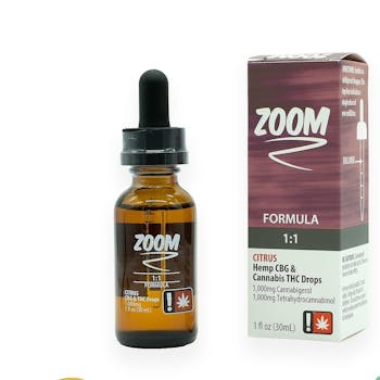 Angel- 1:1 Zoom Tincture 1000mg (THC:CBG)